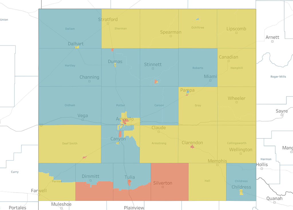 Limited Resources map