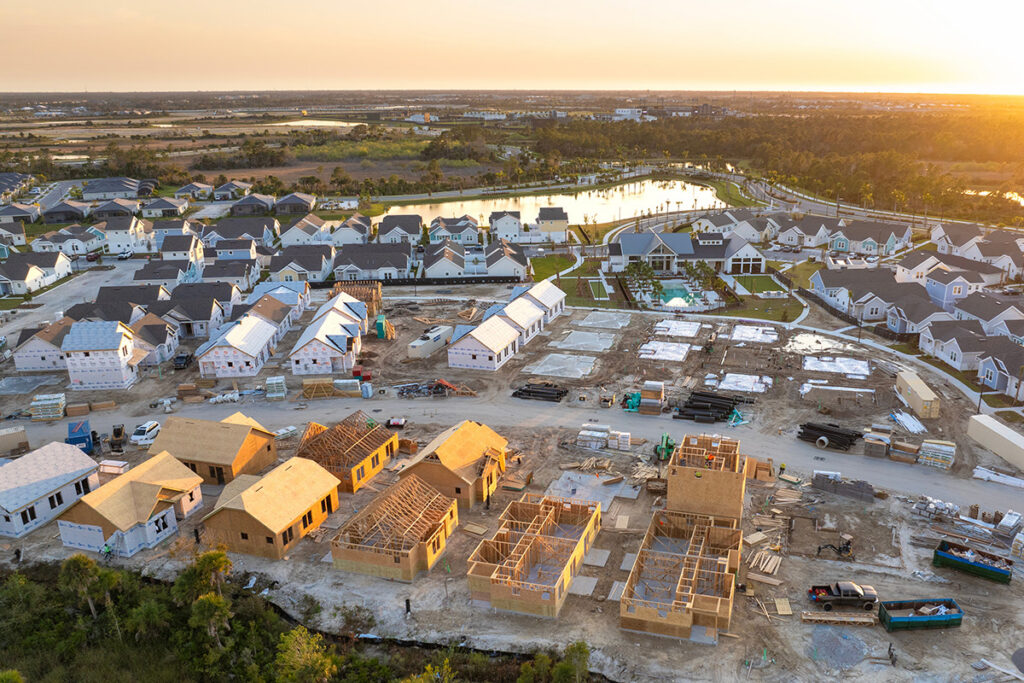 Suburb Housing Development Construction Community